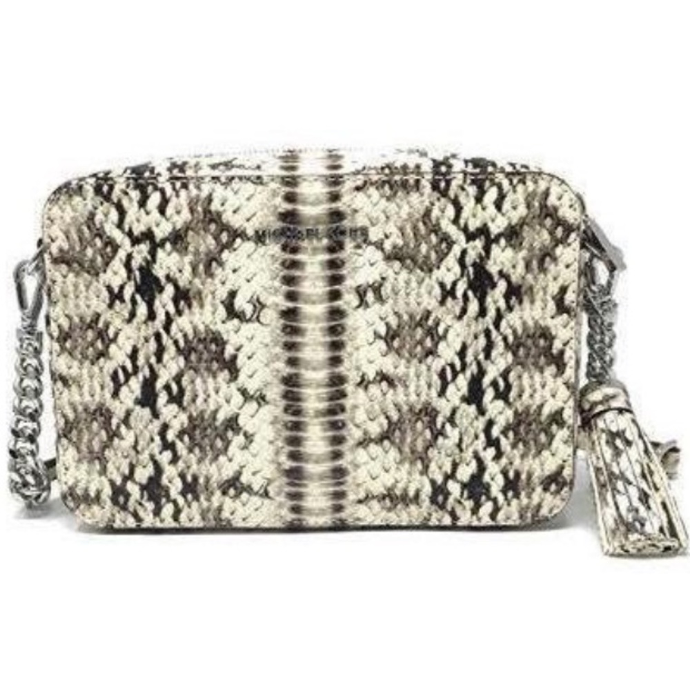 Crossbody MD Camera Bag Embossed Leather